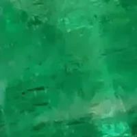 Emerald and Diamond Halo Split Shank Ring