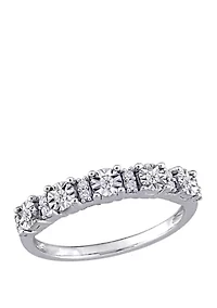 1/10 ct. t.w. Diamond Anniversary Band 10K White Gold