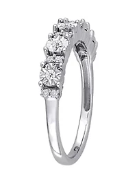 1/10 ct. t.w. Diamond Anniversary Band 10K White Gold