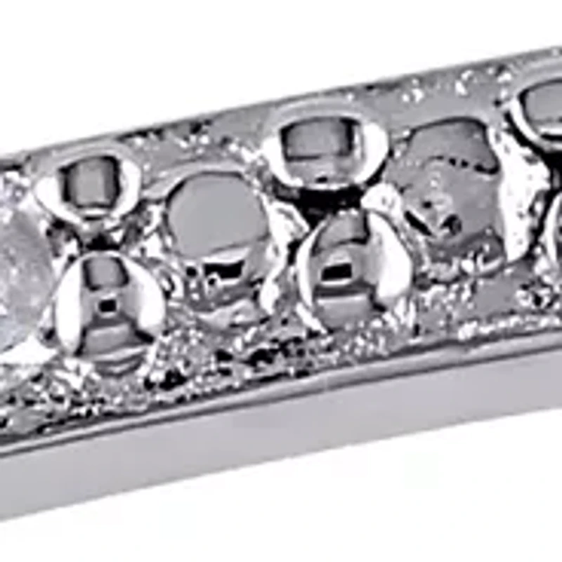 1/8 ct. t.w. Diamond Heart Link Bridal Ring Set Sterling Silver
