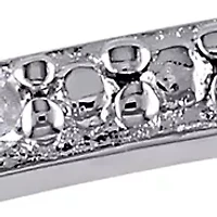 1/8 ct. t.w. Diamond Heart Link Bridal Ring Set Sterling Silver