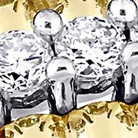 1/2 ct. t.w. Diamond Double Row Eternity Ring 14K Yellow Gold