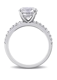 2.75 ct. t.w. Lab Created White Sapphire Solitaire Ring 10K Gold
