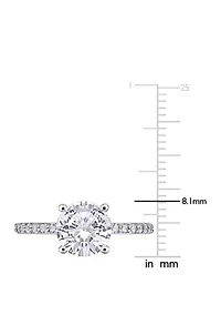 2.75 ct. t.w. Lab Created White Sapphire Solitaire Ring 10K Gold