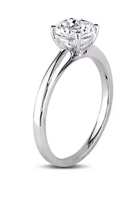 ct. t.w. Lab Created White Sapphire Solitaire Engagement Ring 10K Gold