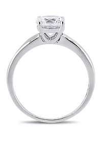 ct. t.w. Lab Created White Sapphire Solitaire Engagement Ring 10K Gold