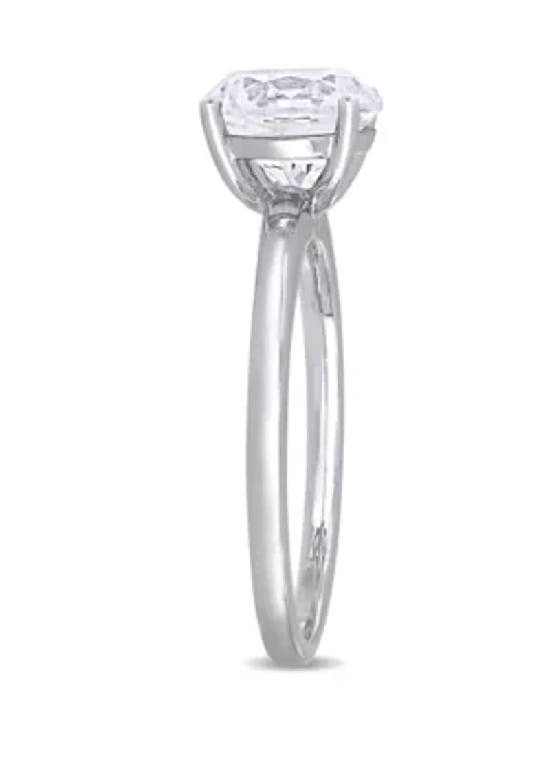 2.3 ct. t.w. Lab Created White Sapphire Solitaire Engagement Ring 10K Gold