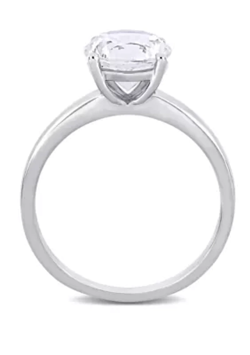 2.3 ct. t.w. Lab Created White Sapphire Solitaire Engagement Ring 10K Gold