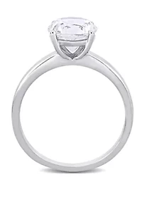 2.3 ct. t.w. Lab Created White Sapphire Solitaire Engagement Ring 10K Gold