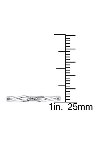 Infinity Wedding Band 10K White Gold
