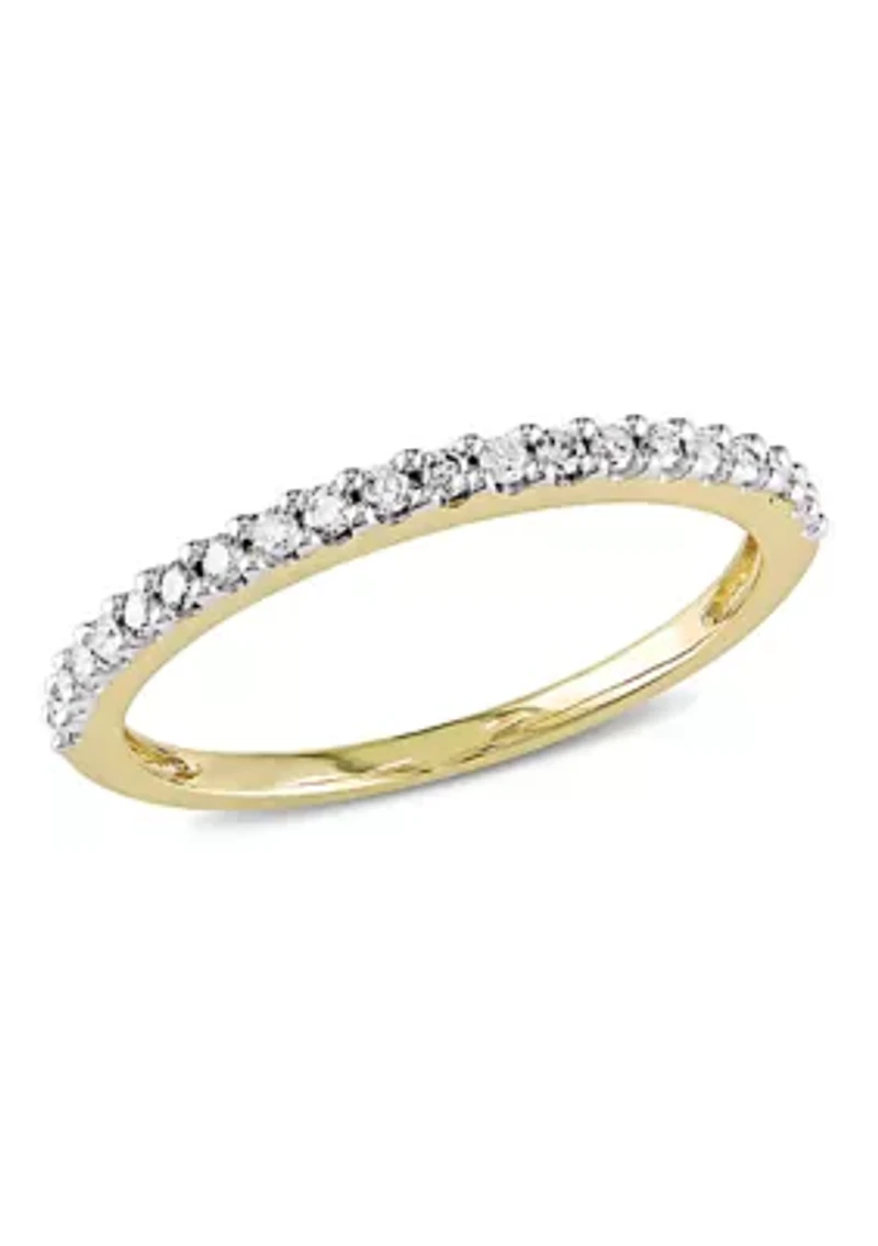 1/4 ct. t.w. Diamond Anniversary Band 10K Yellow Gold