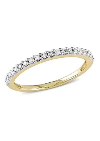 1/4 ct. t.w. Diamond Anniversary Band 10K Yellow Gold