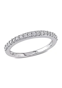 1/4 ct. t.w. Diamond Anniversary Band 10K White Gold