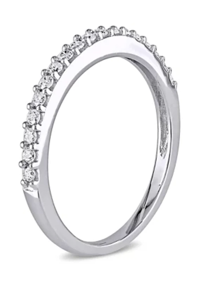 1/4 ct. t.w. Diamond Anniversary Band 10K White Gold