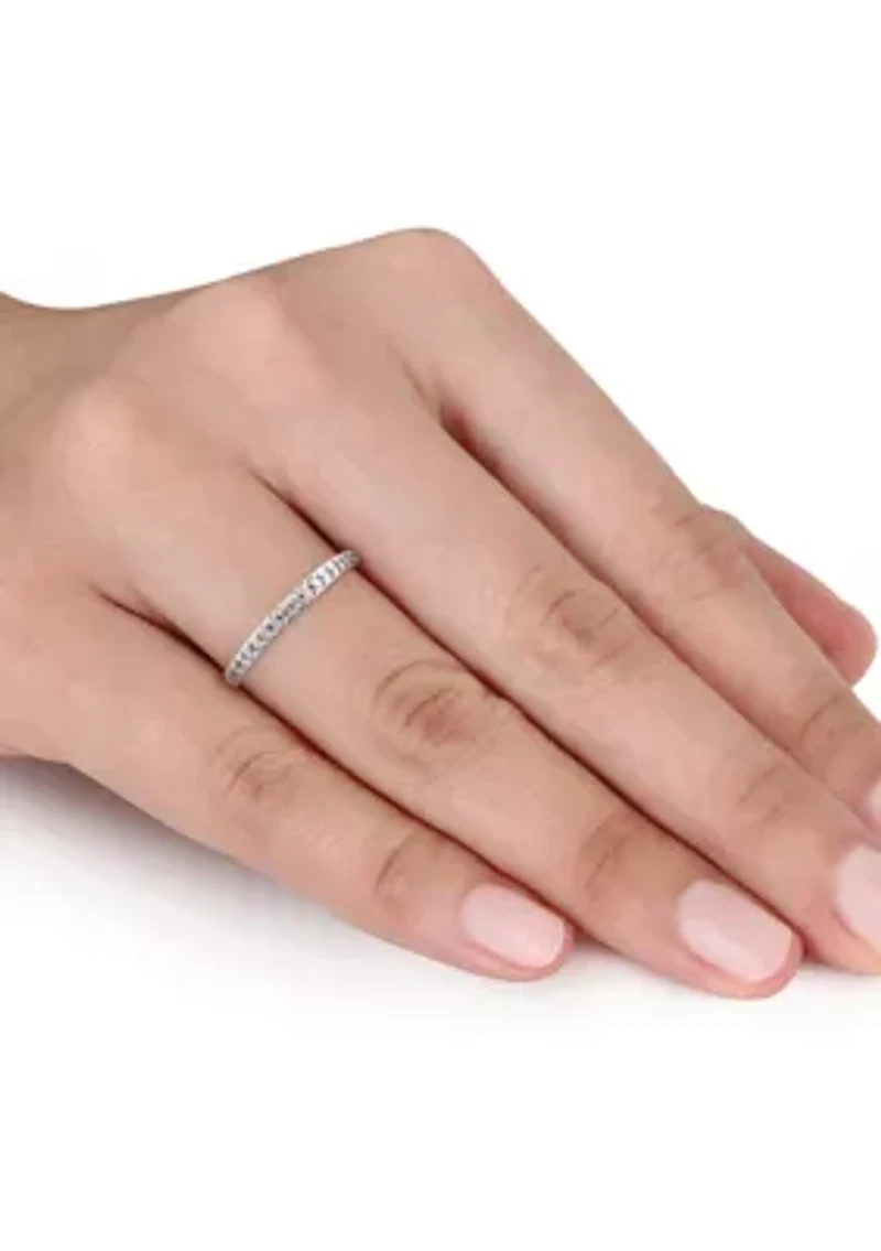 1/4 ct. t.w. Diamond Anniversary Band 10K White Gold