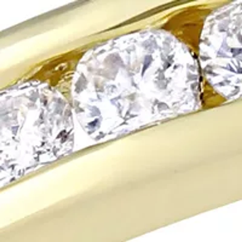 1/8 ct. t.w. Diamond Anniversary Ring 10K Yellow Gold
