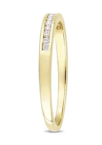 1/8 ct. t.w. Diamond Anniversary Ring 10K Yellow Gold