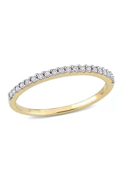 1/5 ct. t.w. Diamond Anniversary Band 10K Yellow Gold