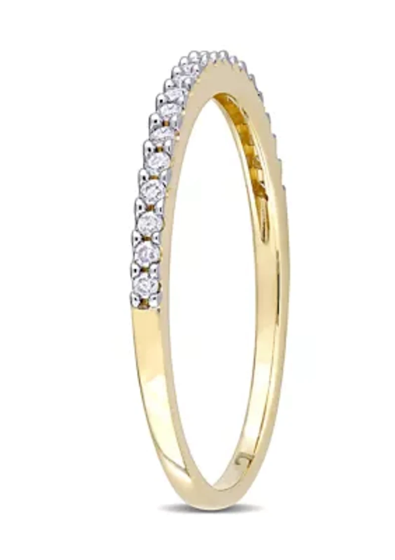 1/5 ct. t.w. Diamond Anniversary Band 10K Yellow Gold