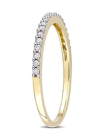 1/5 ct. t.w. Diamond Anniversary Band 10K Yellow Gold