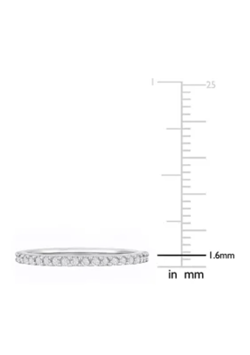 1/5 ct. t.w. Diamond Anniversary Band 10K White Gold