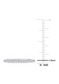 1/5 ct. t.w. Diamond Anniversary Band 10K White Gold