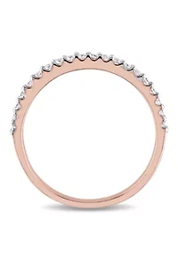 1/5 ct. t.w. Diamond Anniversary Band 10K Rose Gold