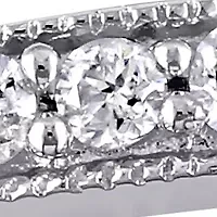 1/10 ct. t.w. Diamond Wedding Band 10K White Gold