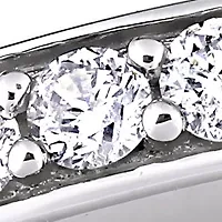 1/4 ct. t.w. Diamond Wedding Band 10K White Gold