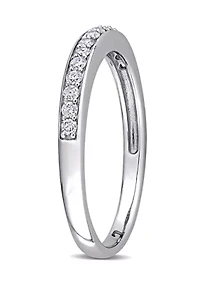 1/4 ct. t.w. Diamond Wedding Band 10K White Gold