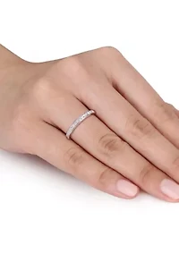 1/4 ct. t.w. Diamond Wedding Band 10K White Gold