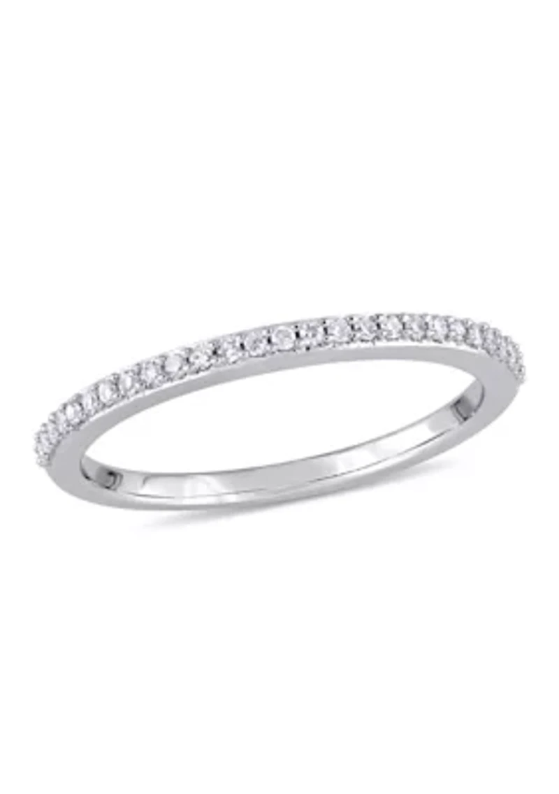 1/8 ct. t.w. Diamond Anniversary Band 14K White Gold