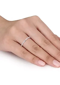 1/8 ct. t.w. Diamond Anniversary Band 14K White Gold