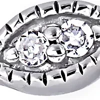 1/10 ct. t.w.  Diamond Eternity Ring 10K White Gold