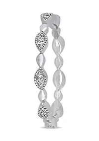 1/10 ct. t.w.  Diamond Eternity Ring 10K White Gold
