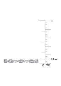 1/10 ct. t.w.  Diamond Eternity Ring 10K White Gold