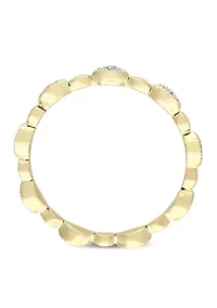 1/10 ct. t.w. Diamond Eternity Ring 10K Yellow Gold