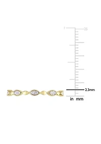 1/10 ct. t.w. Diamond Eternity Ring 10K Yellow Gold