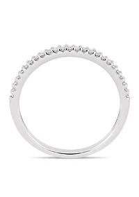 1/8 ct. t.w. Diamond Wedding Band 14K White Gold