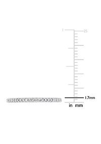 1/8 ct. t.w. Diamond Wedding Band 14K White Gold
