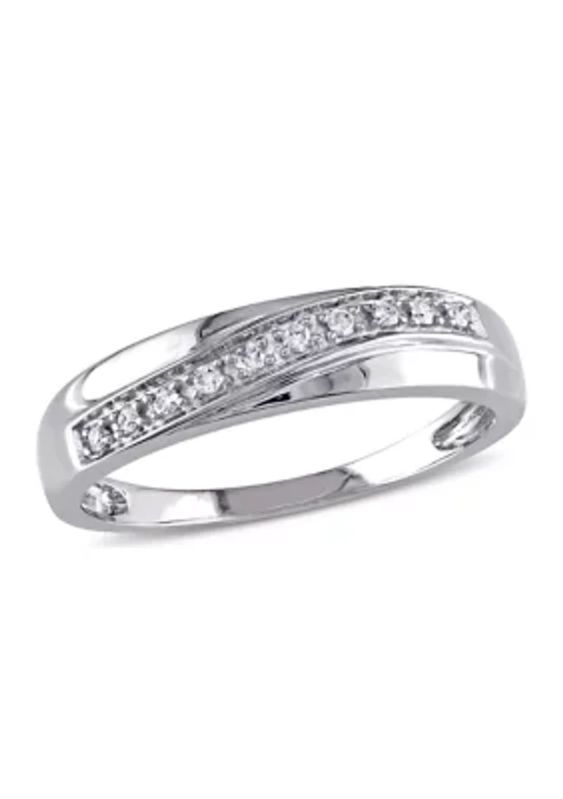 1/10 ct. t.w. Diamond Ring 10K White Gold