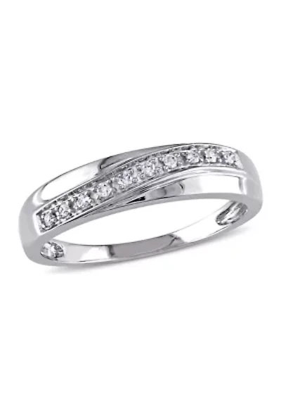 1/10 ct. t.w. Diamond Ring 10K White Gold