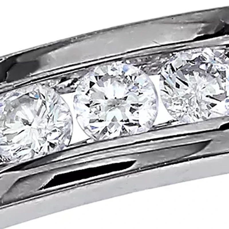 1/5 ct. t.w. Diamond Eternity Band 10K White Gold