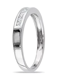 1/5 ct. t.w. Diamond Eternity Band 10K White Gold