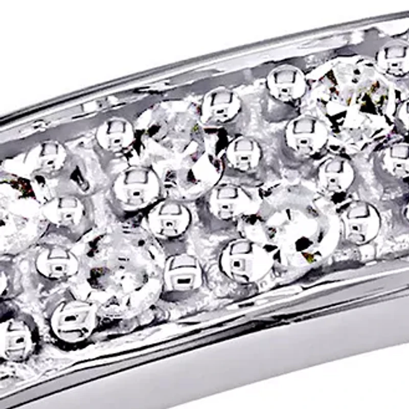 1/10 ct. t.w. Diamond Anniversary Band 10K White Gold