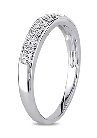 1/10 ct. t.w. Diamond Anniversary Band 10K White Gold