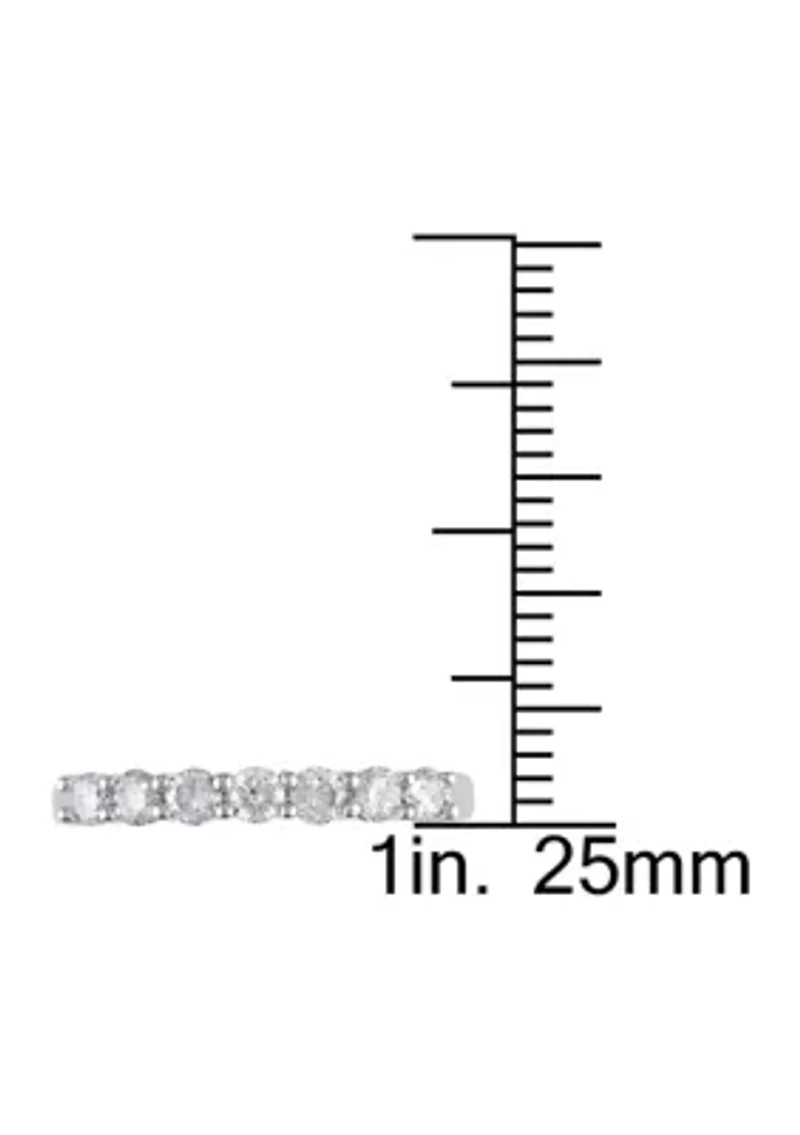 1/2 ct. t.w. Diamond Anniversary Band 10K White Gold