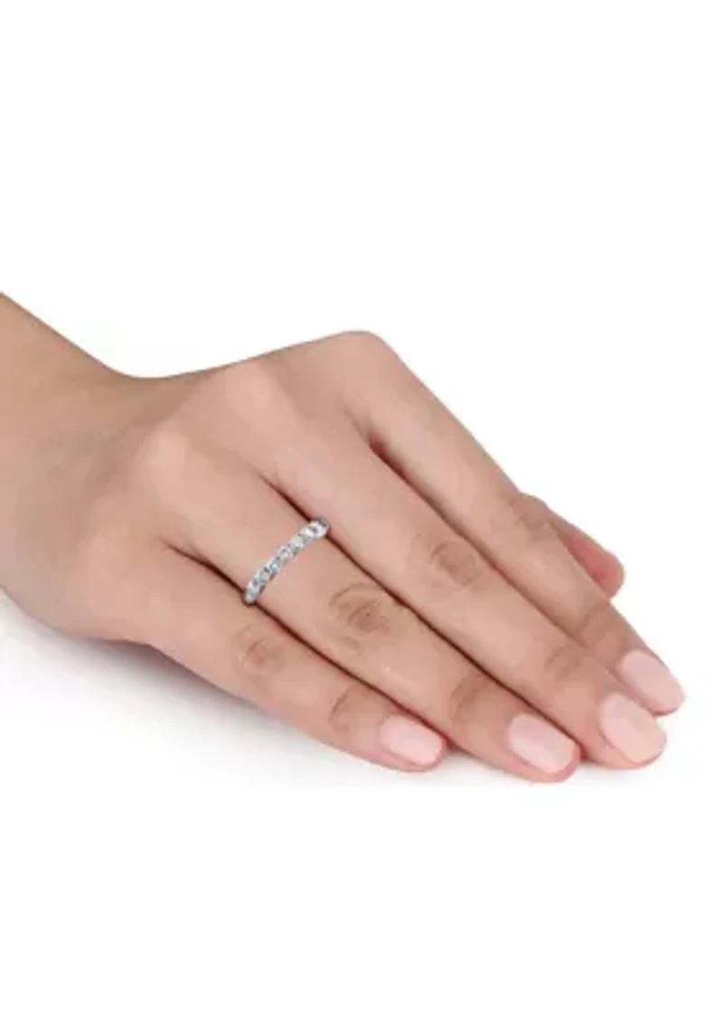 1/2 ct. t.w. Diamond Anniversary Band 10K White Gold
