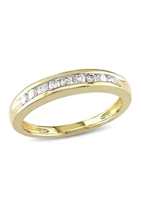 1/4 ct. t.w. Diamond Anniversary Band 10K Yellow Gold