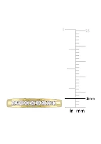 1/4 ct. t.w. Diamond Anniversary Band 10K Yellow Gold